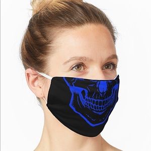SKULLFACE Mask BLUE/BLACK